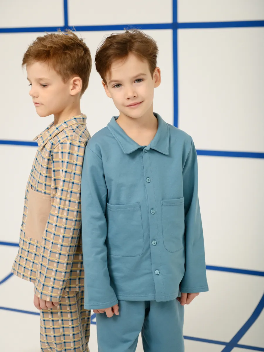 Пижама для мальчика (92/28, синий)