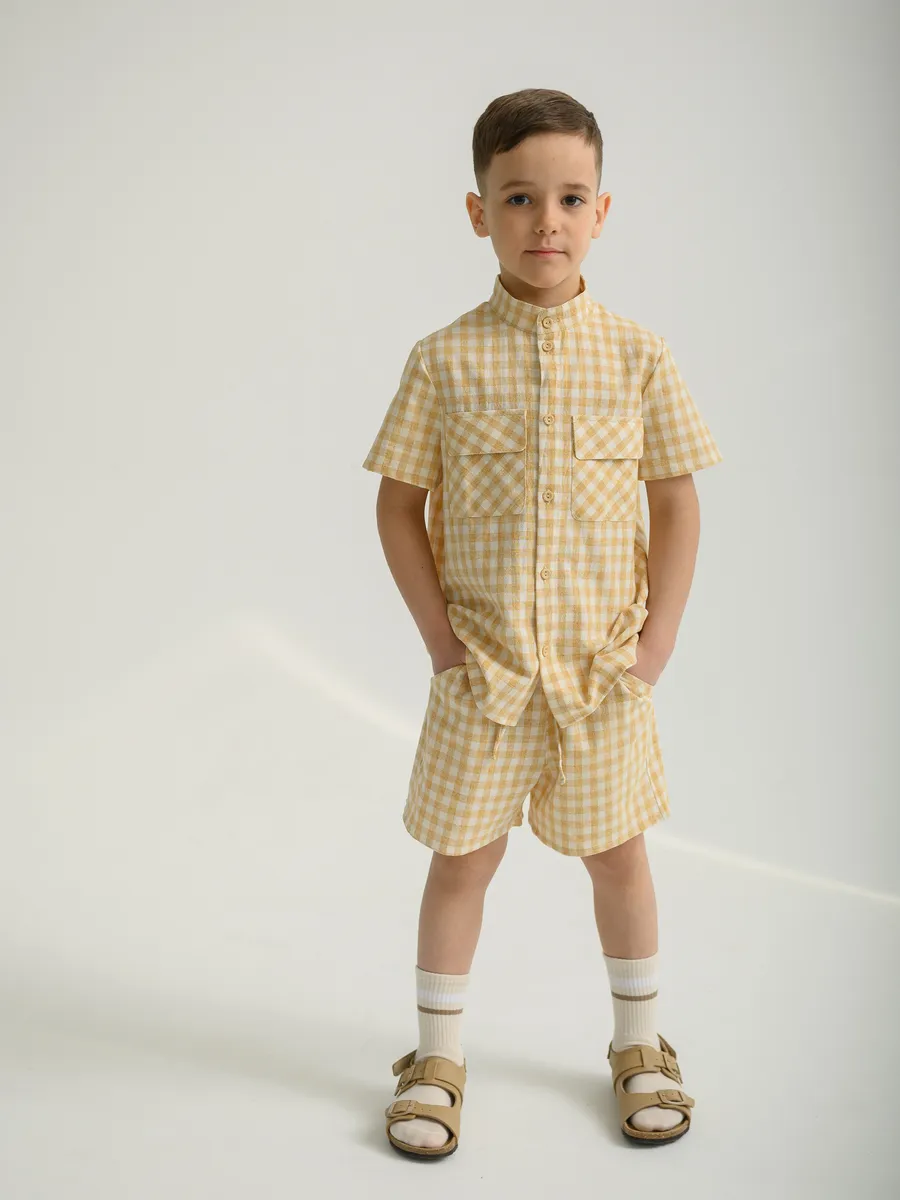 Комплект для мальчика  (98/28, желтый)