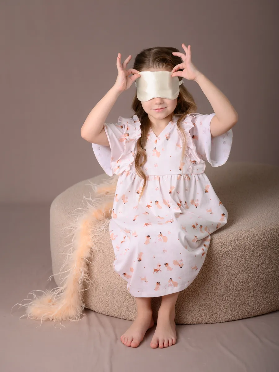 Сорочка для девочки (116/32, св.розовый)