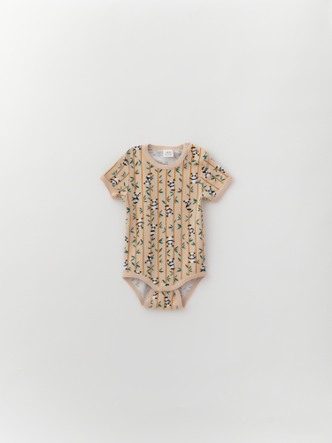 Боди короткий рукав коллекция панды