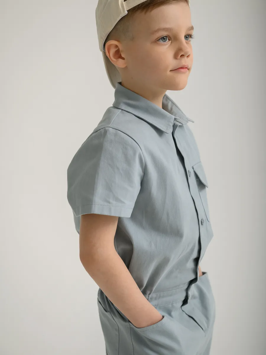 Комбинезон детский (104/30, голубой)