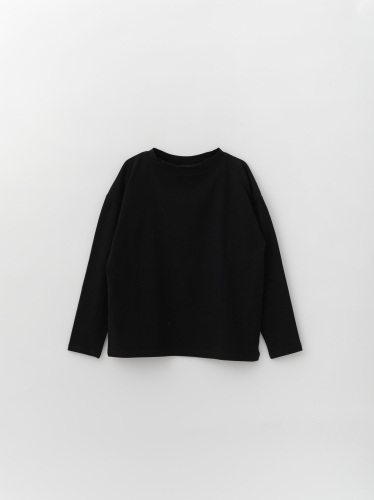 Лонгслив для девочки черный