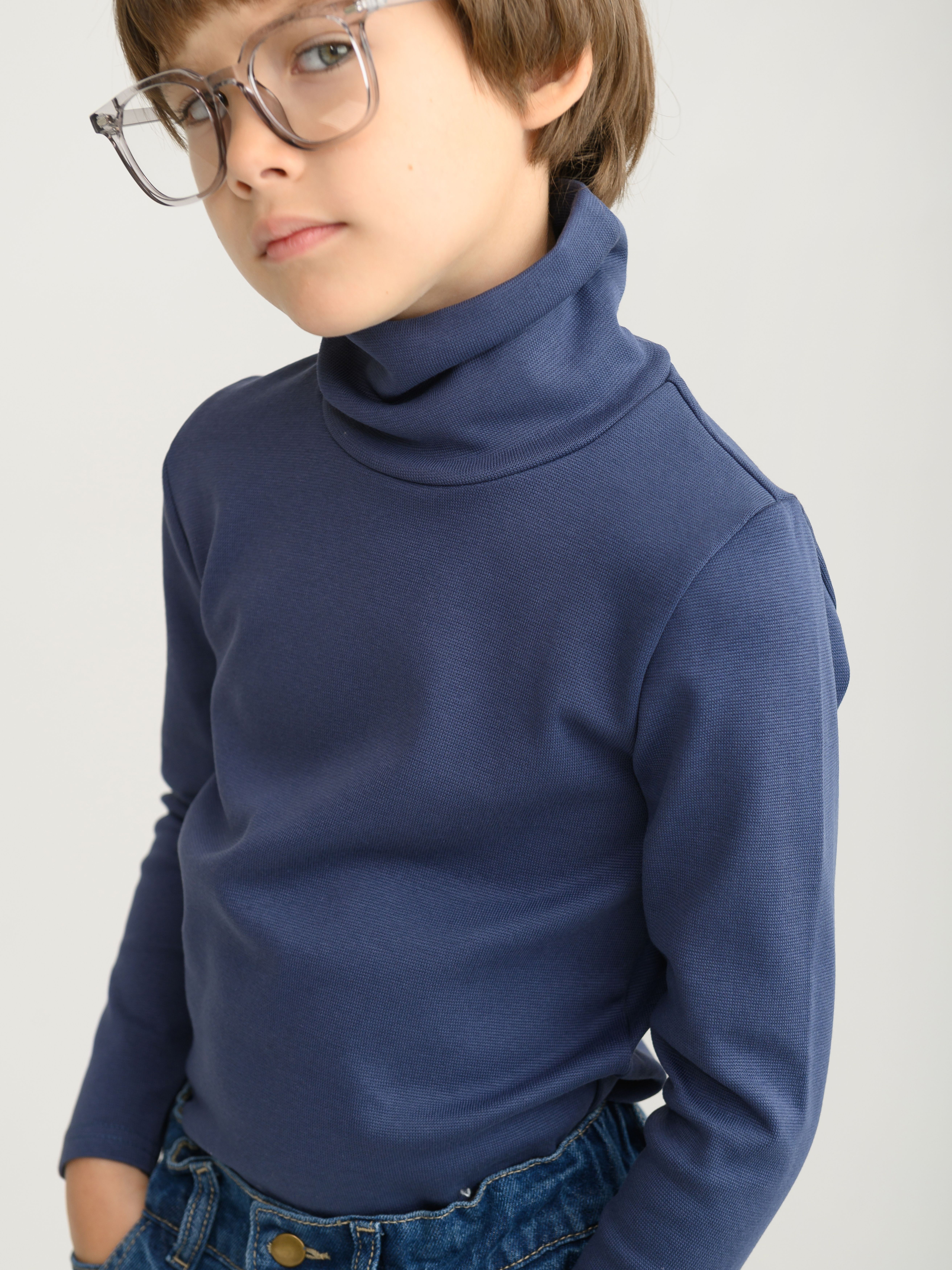 Джемпер для мальчика из трикотажной рибаны