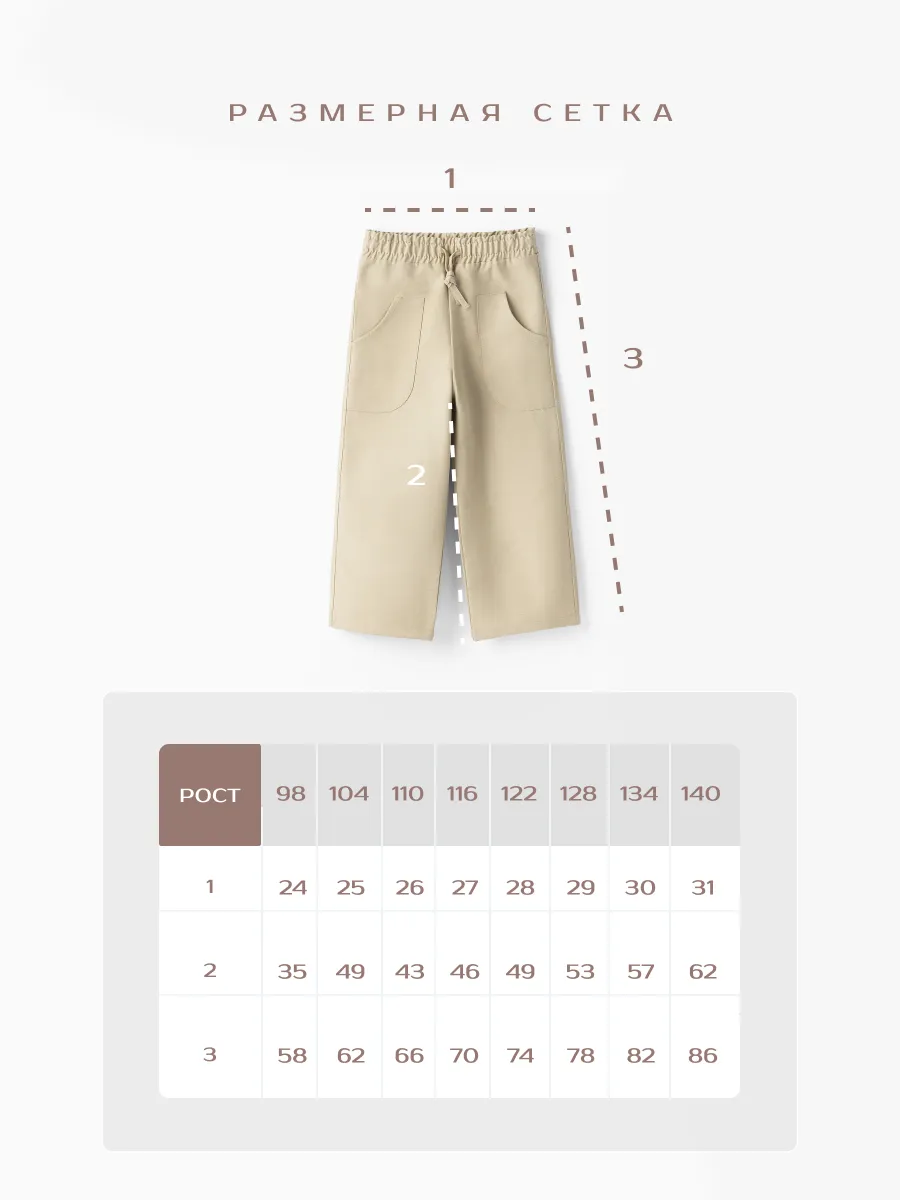 Брюки для мальчика (104/30, оливковый)