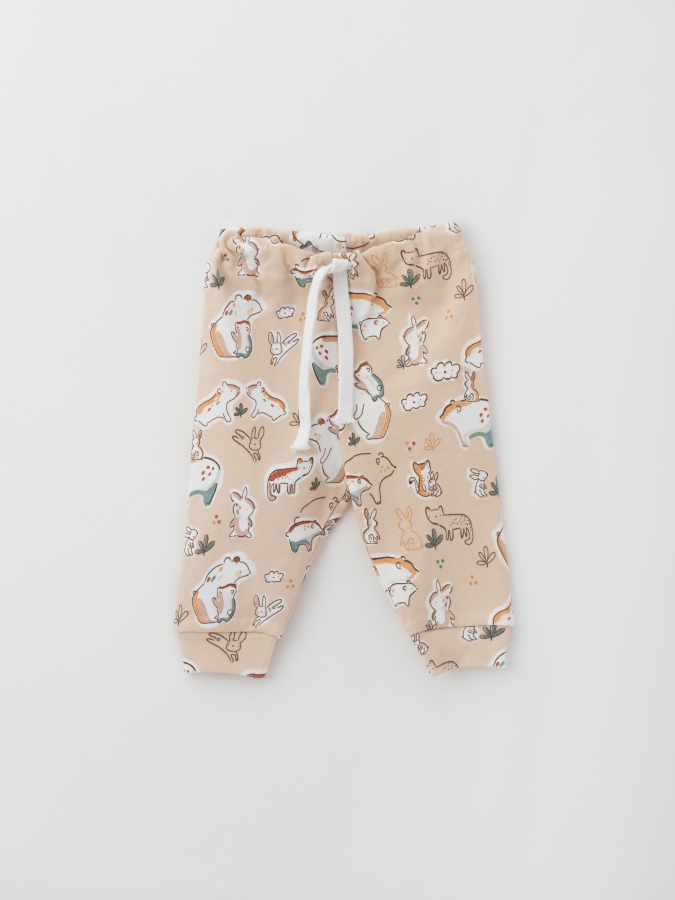 Штанишки для малышей из хлопкого интерлока 