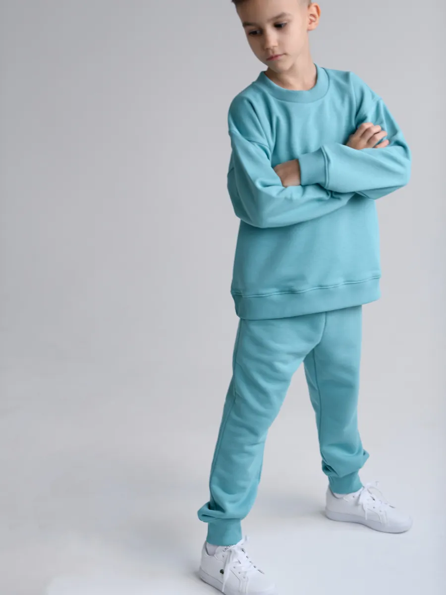 Костюм детский бирюзовый (104/30, Бирюзовый)
