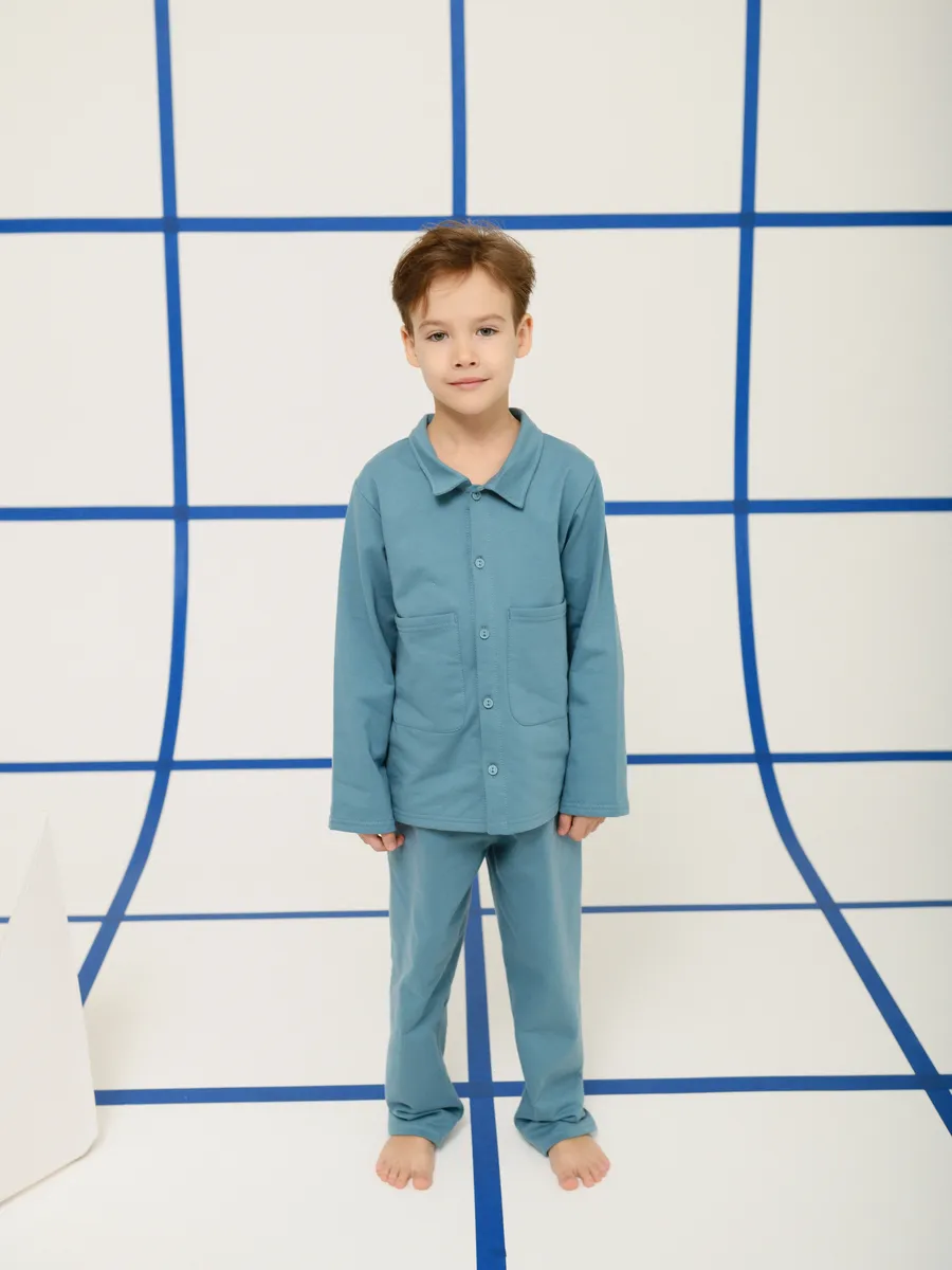 Пижама для мальчика (92/28, синий)