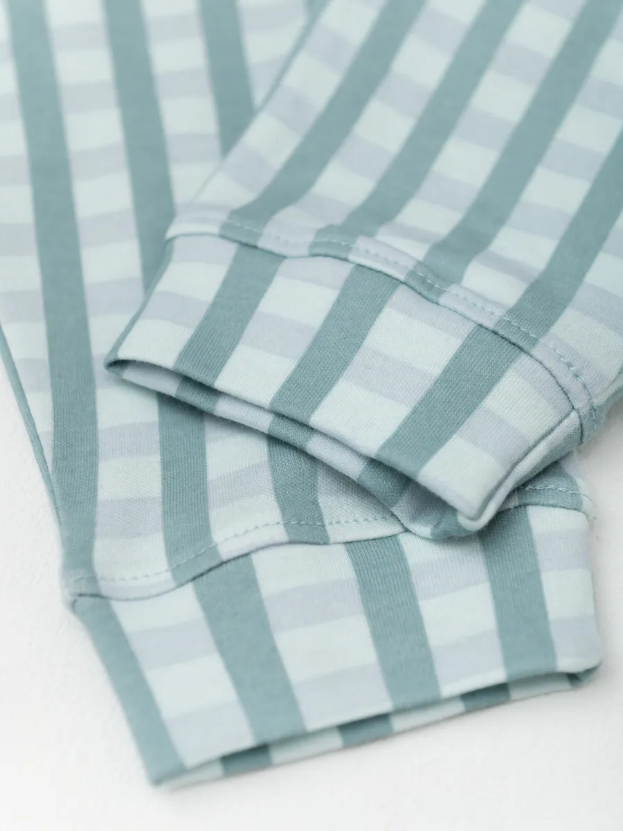 Полукомбинезон 2 шт. комплект (74/22, беж/клетка)