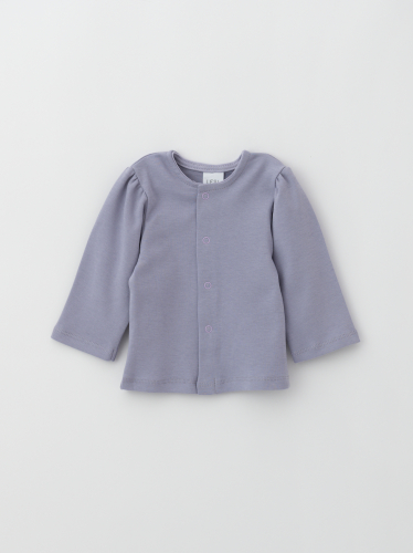 Кофточка на кнопках из трикотажного интерлока