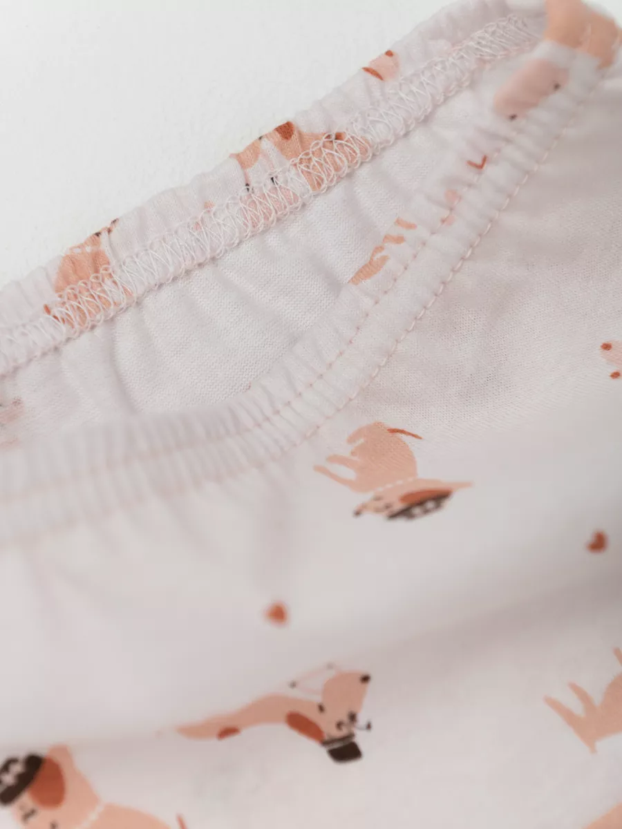 Трусы для девочки 3шт. (104/30, бел/розовый)