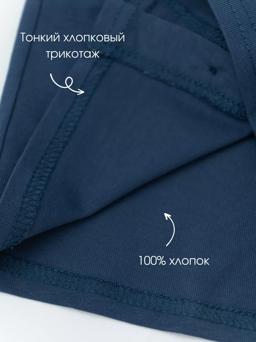 Костюм для мальчика шорты+рубашка (128/34, синий)