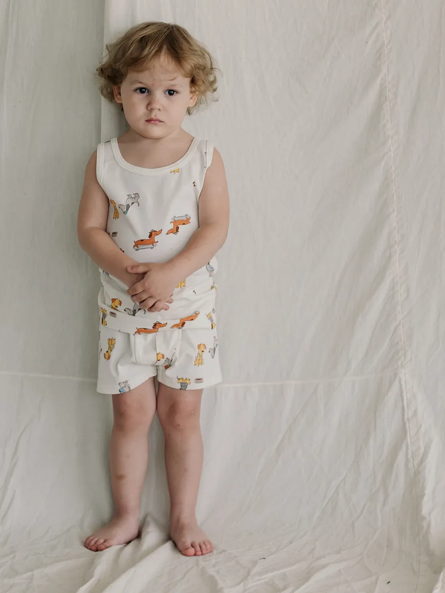 Трусы для мальчика комплект 4шт. (104/30, беж/синий)