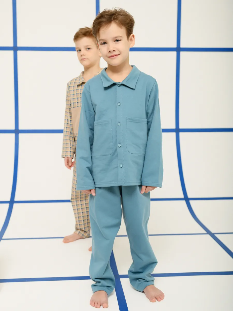 Пижама для мальчика (92/28, синий)