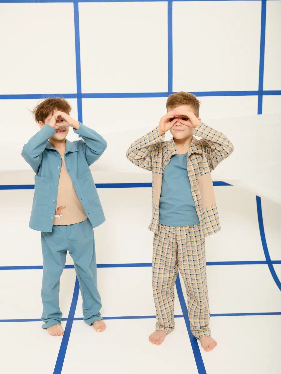 Пижама для мальчика (92/28, синий)