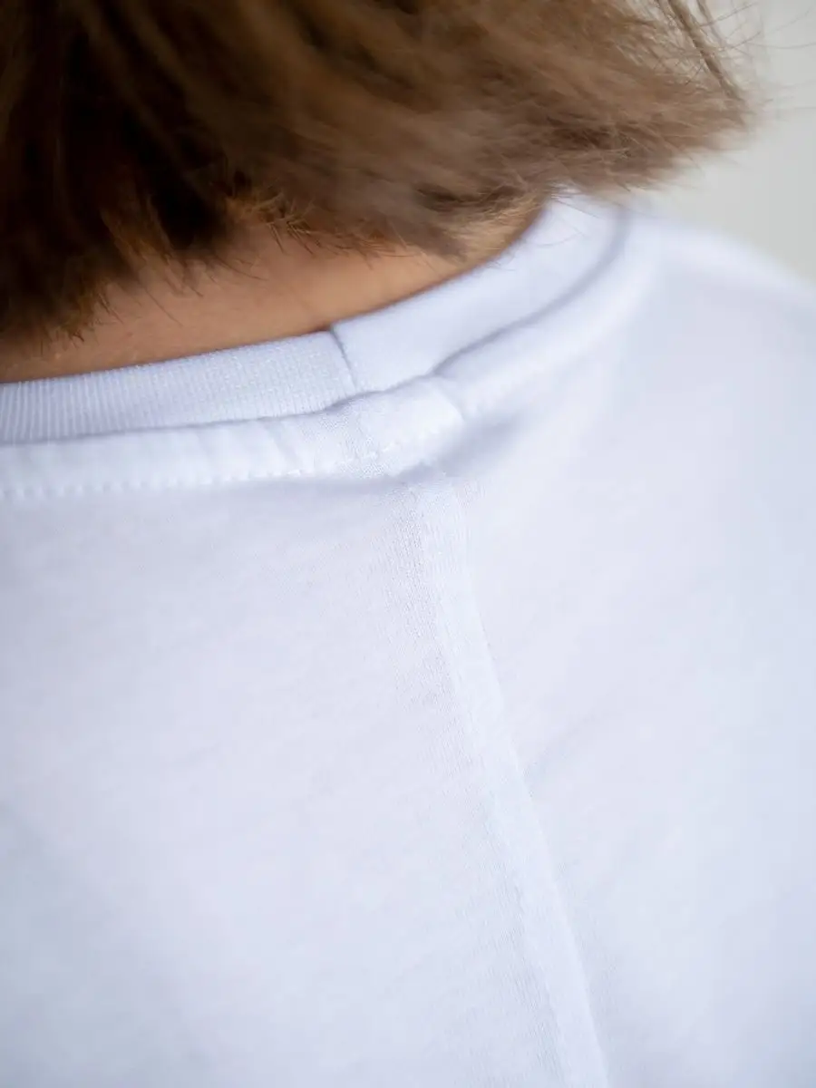 Футболка спортивная белая (134/34, Белый)