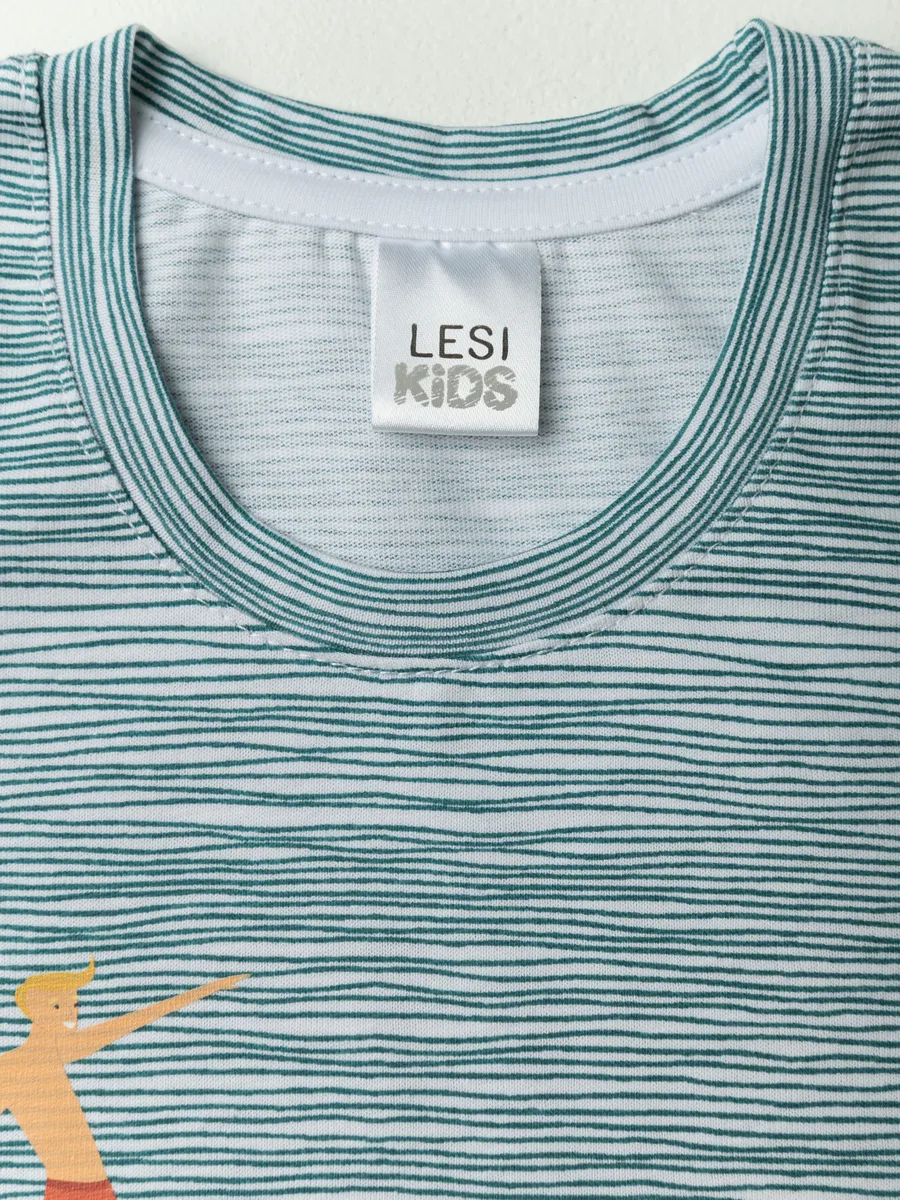 Футболка для мальчика (104/30, бирюзовый)