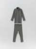 Костюм водолазка и легинсы (116/32, серый)