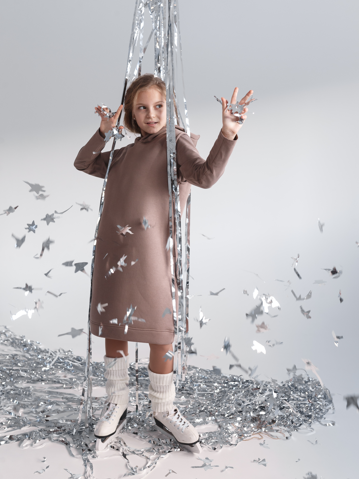 Платье-сарафан  (140/36, Мокко)