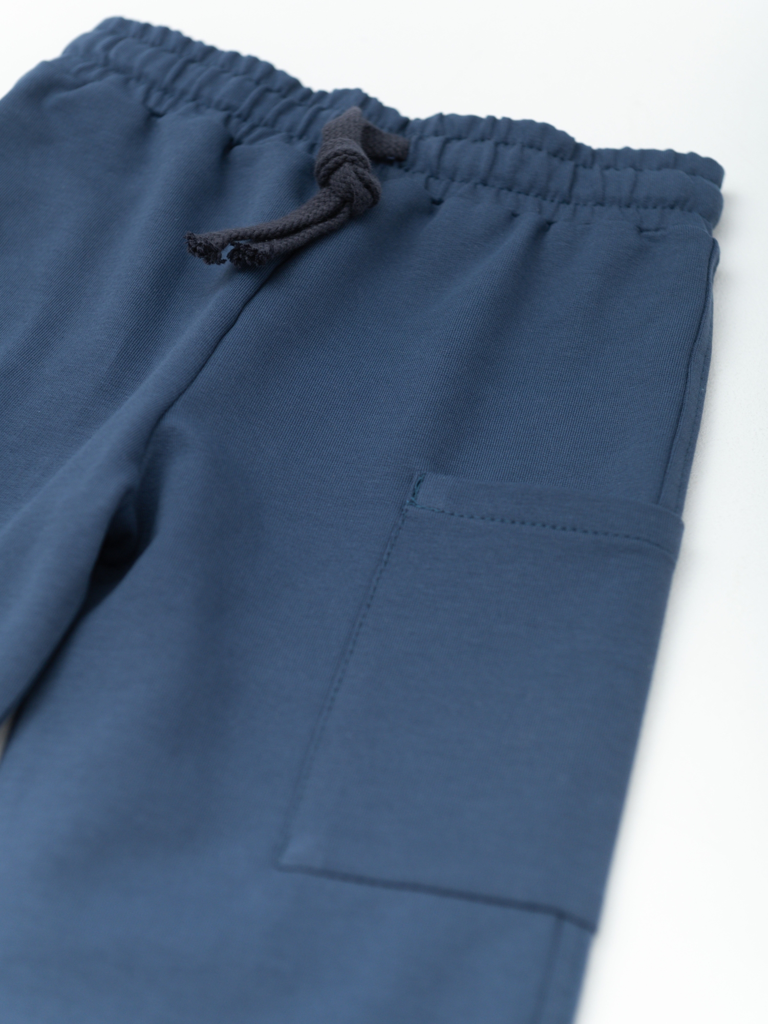 Брюки детские с карманами (98/28, синий)