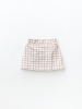 Юбка для девочки клетка (104/30, беж/клетка)