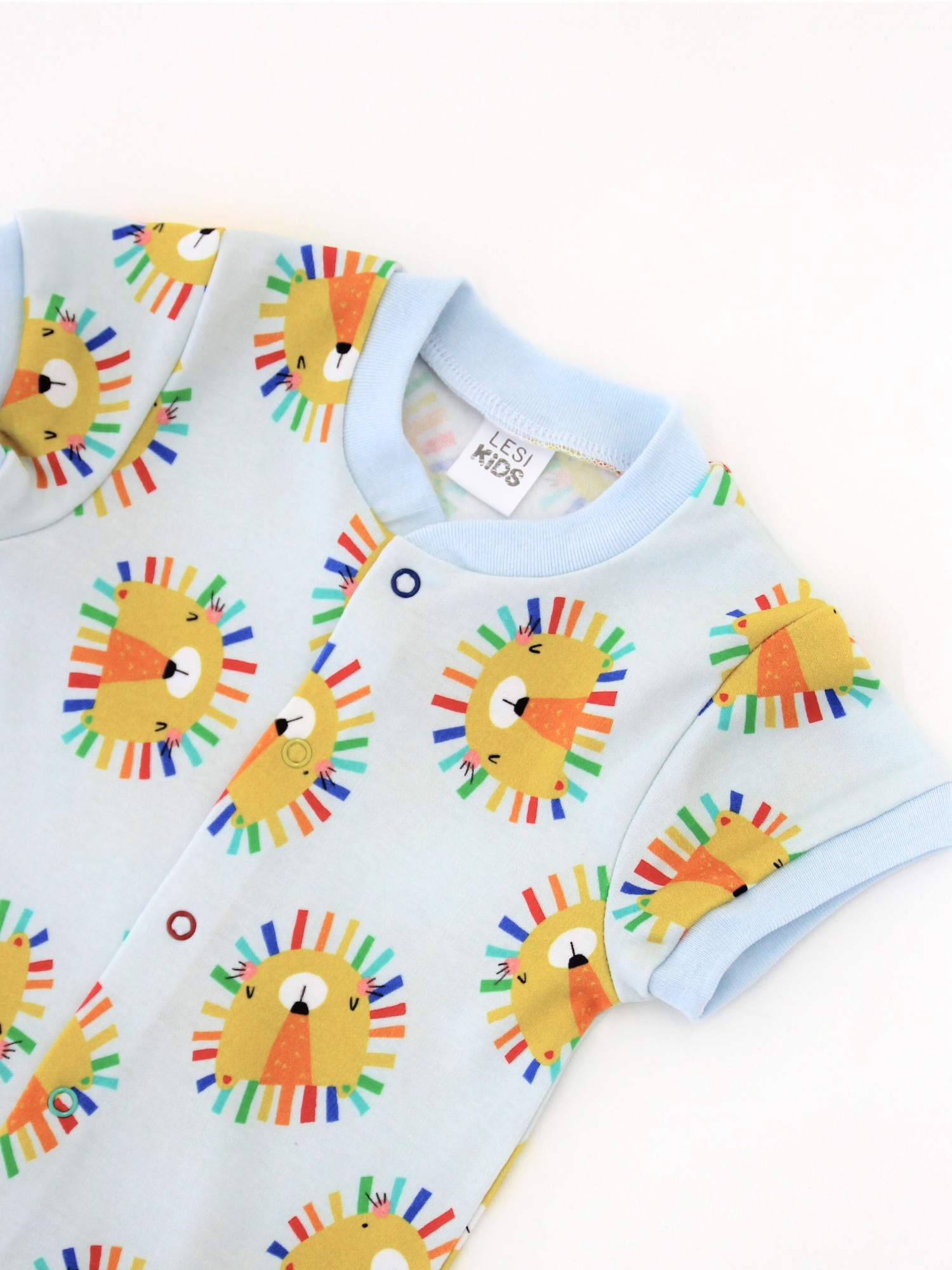 Песочник из хлопкового трикотажа (80/24, Голубой)