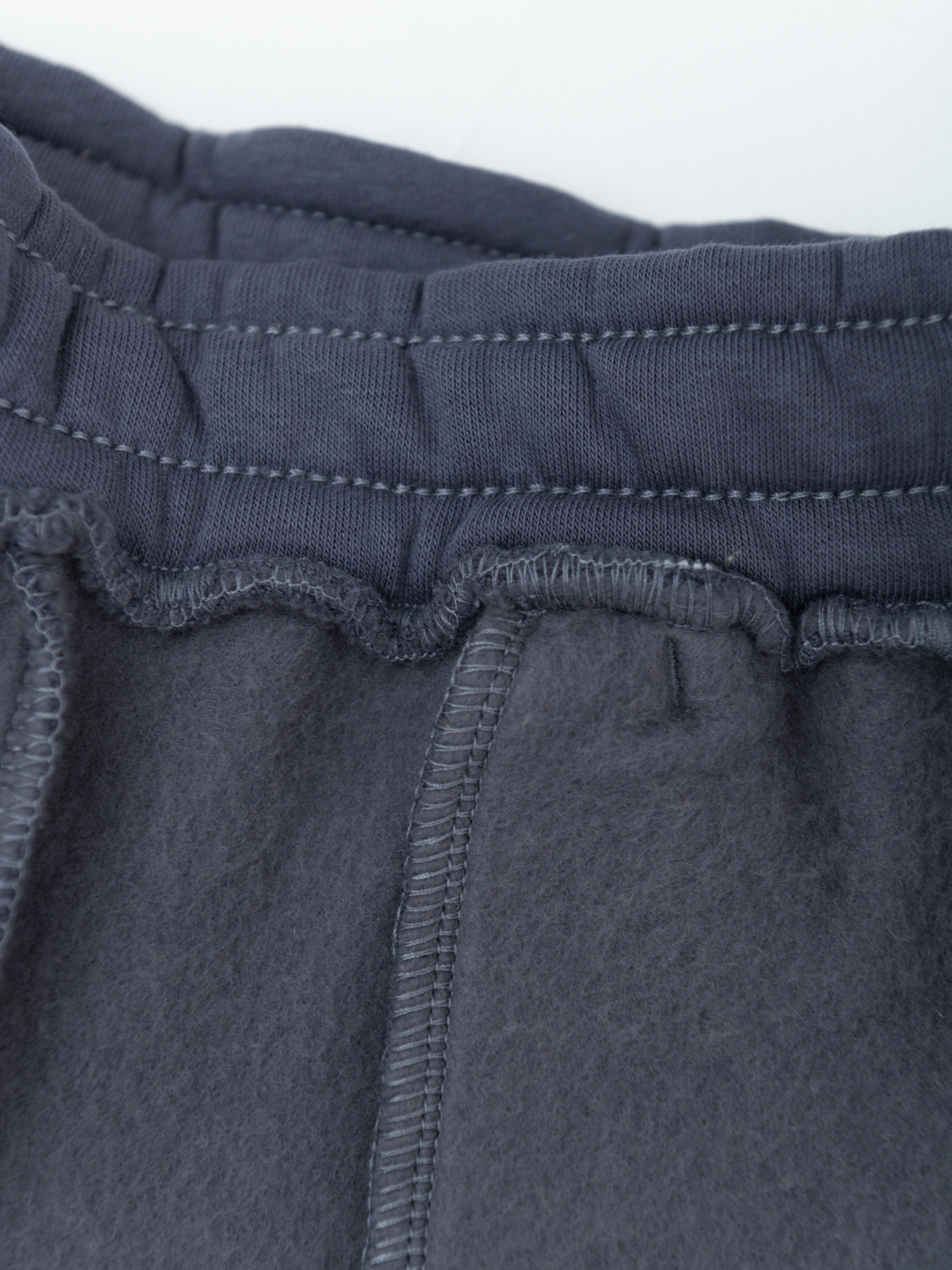 Брюки трикотажные утепленные (116/32, темно-серый)