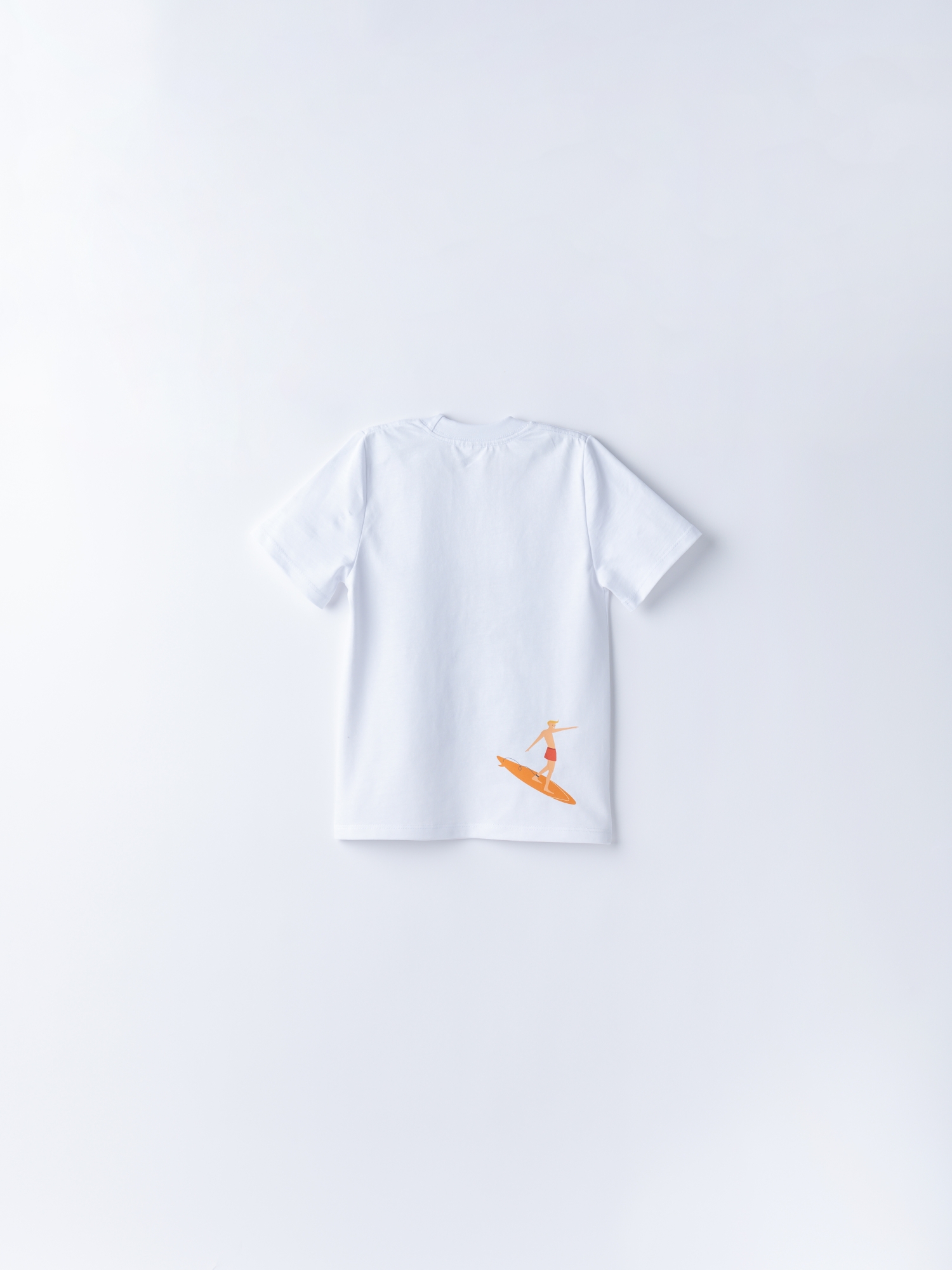 Футболка для мальчика (140/36, белый)