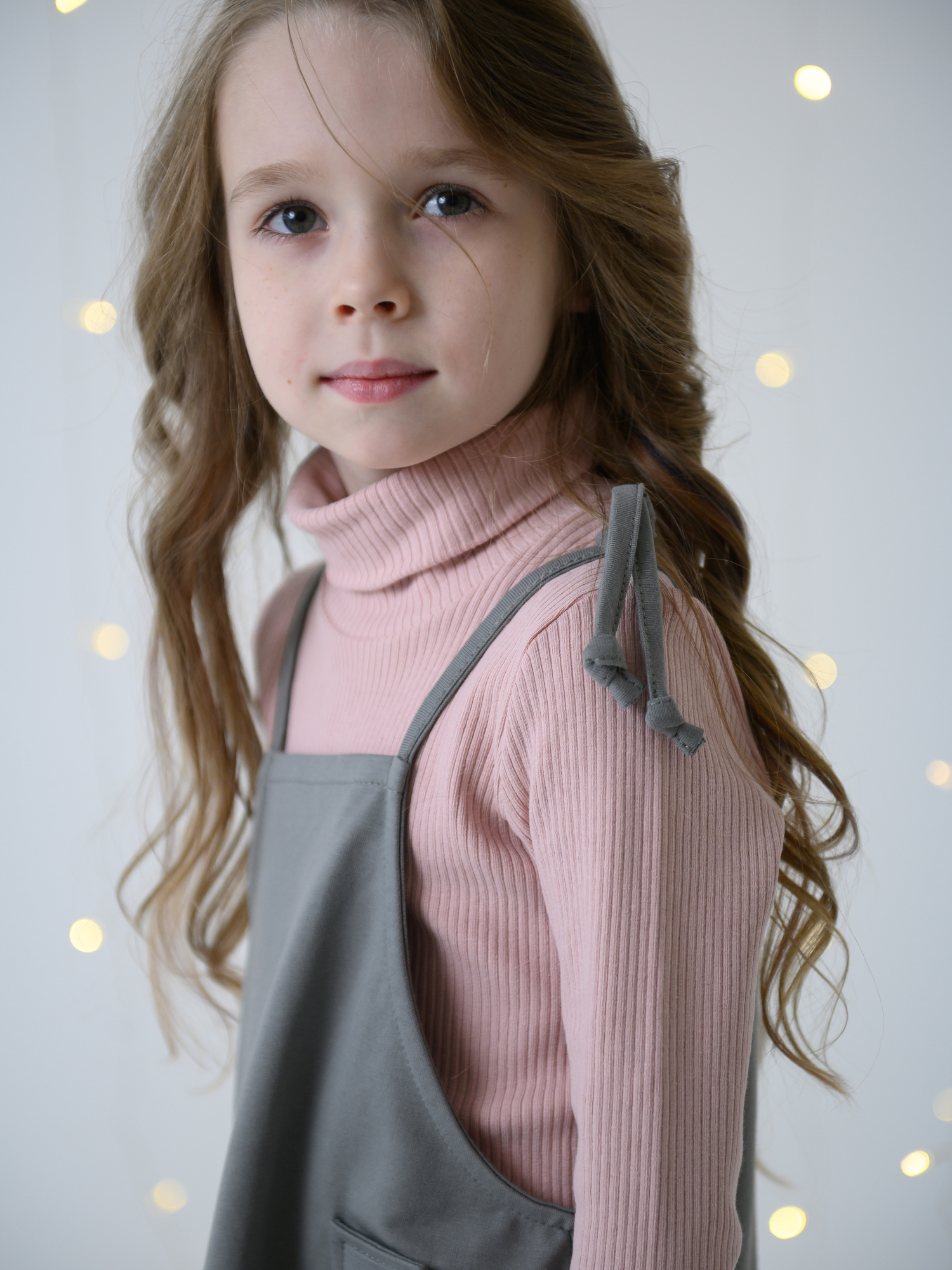 Костюм водолазка и легинсы (122/32, розовый)