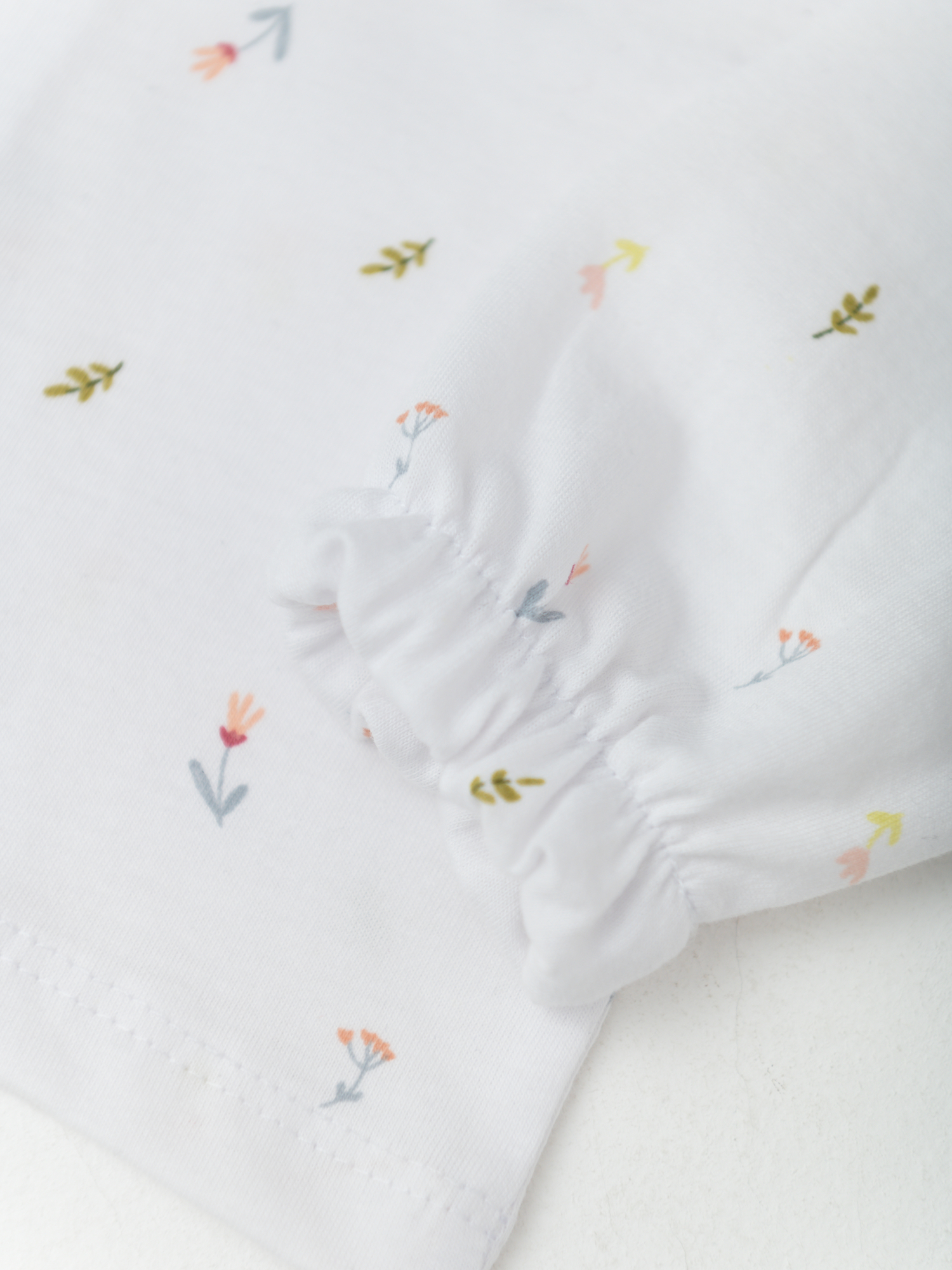 Кофта ясельная для девочки (68/22, Бел/Роз)