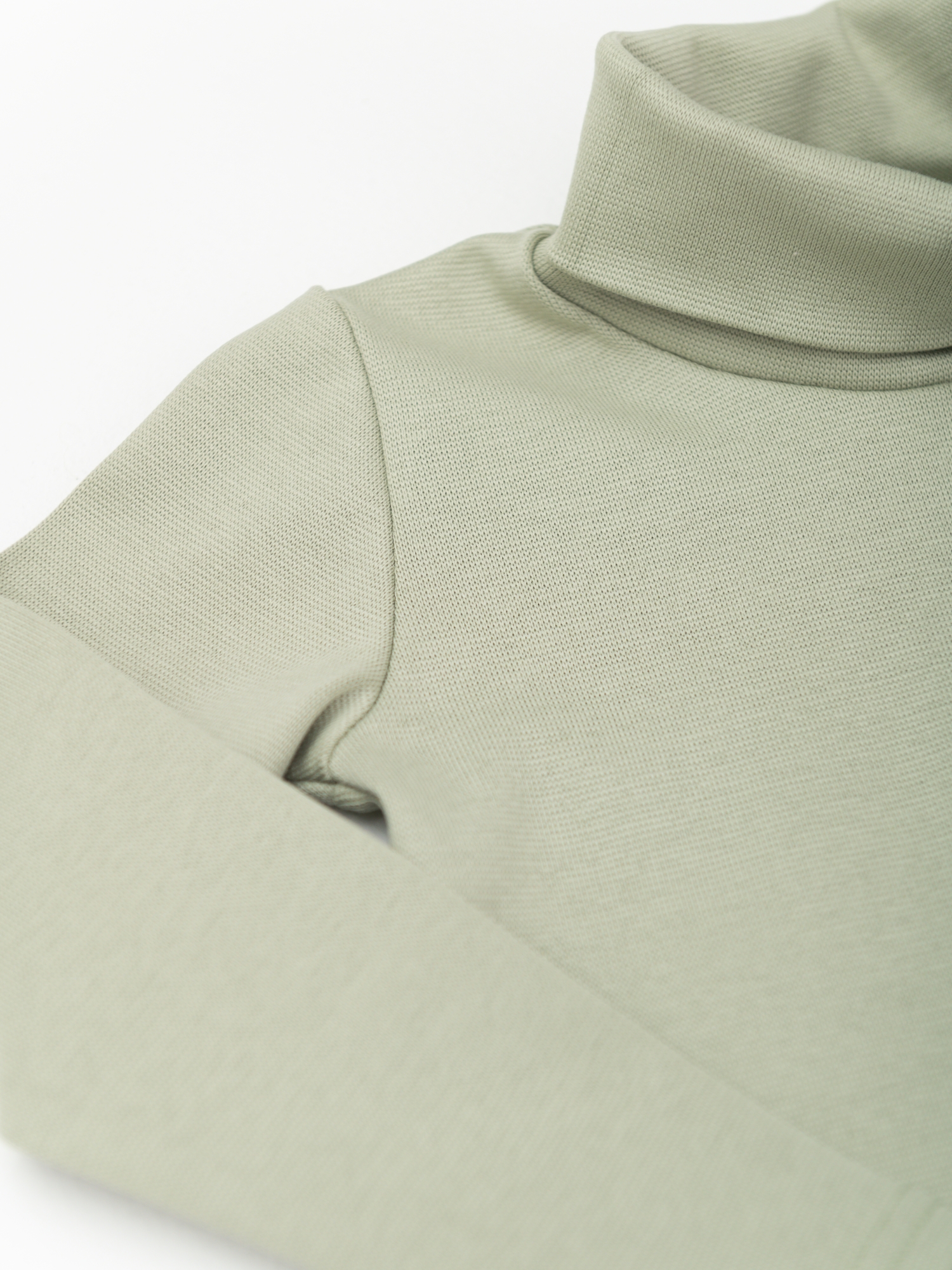 Джемпер для мальчика из трикотажной рибаны (128/34, Св.зелёный)