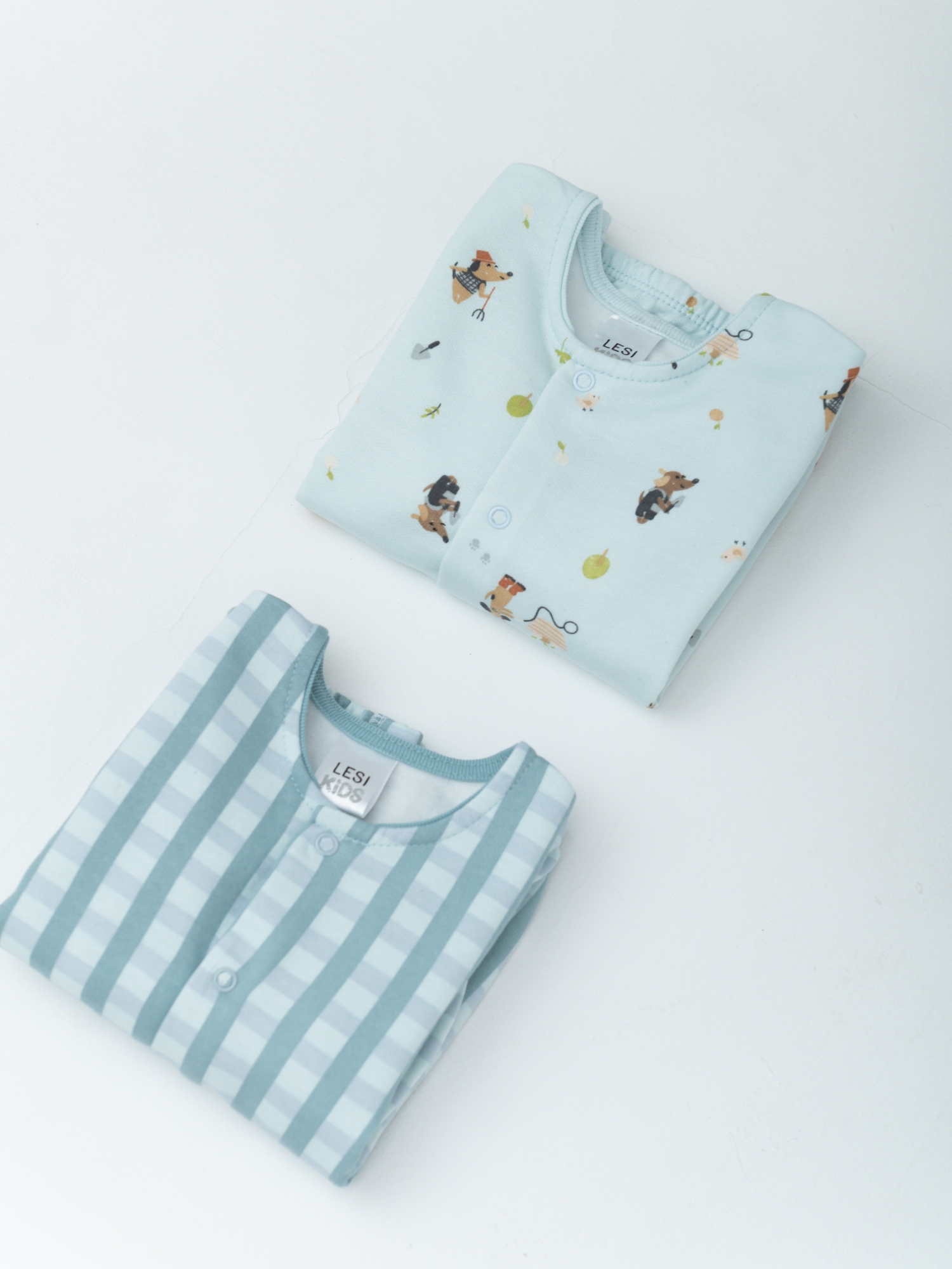 Кофта утепленная комплект 2шт. (74/22, гол/клетка)