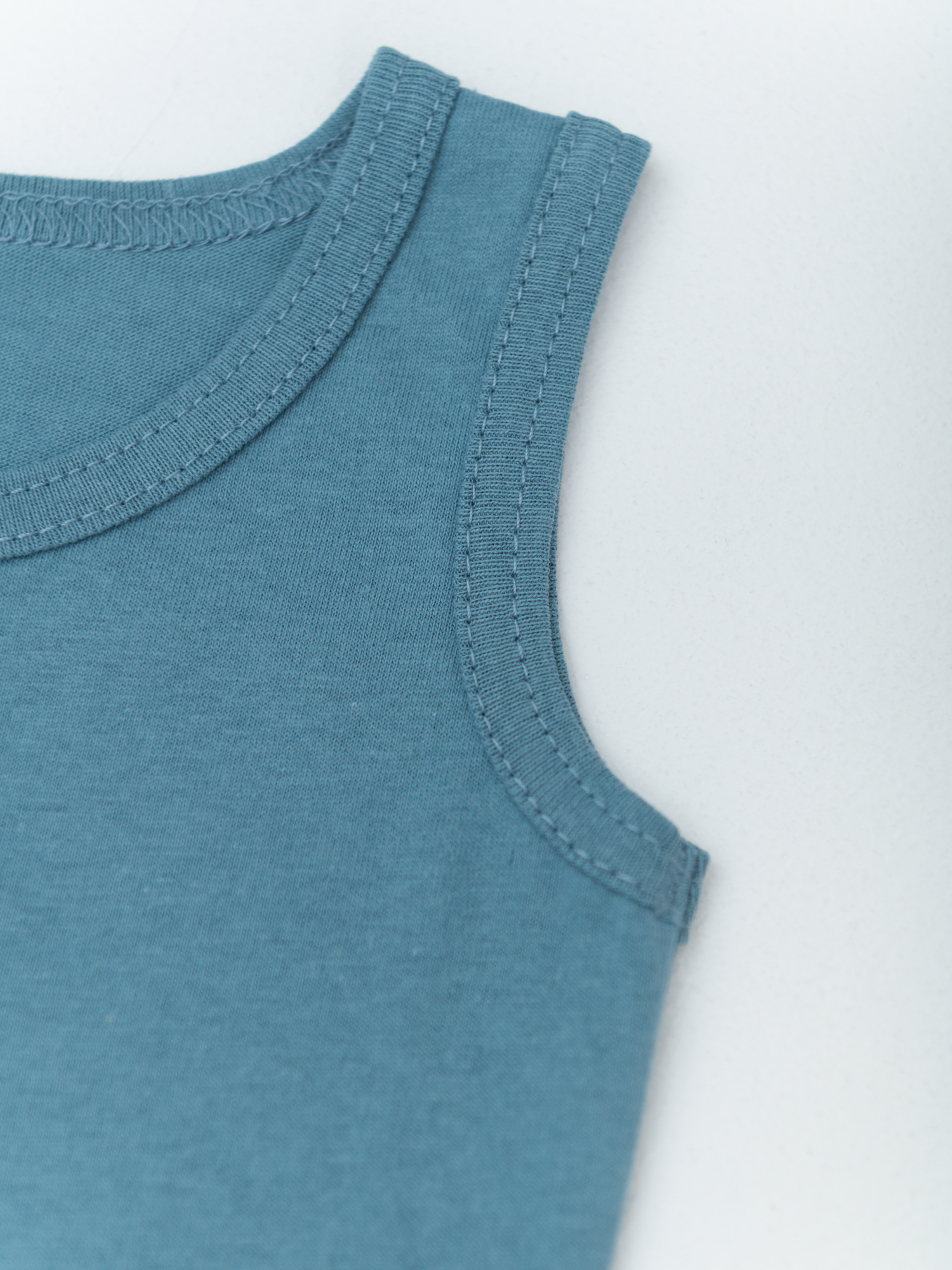 Майка для мальчика 4 шт. (98/28, беж/синий)