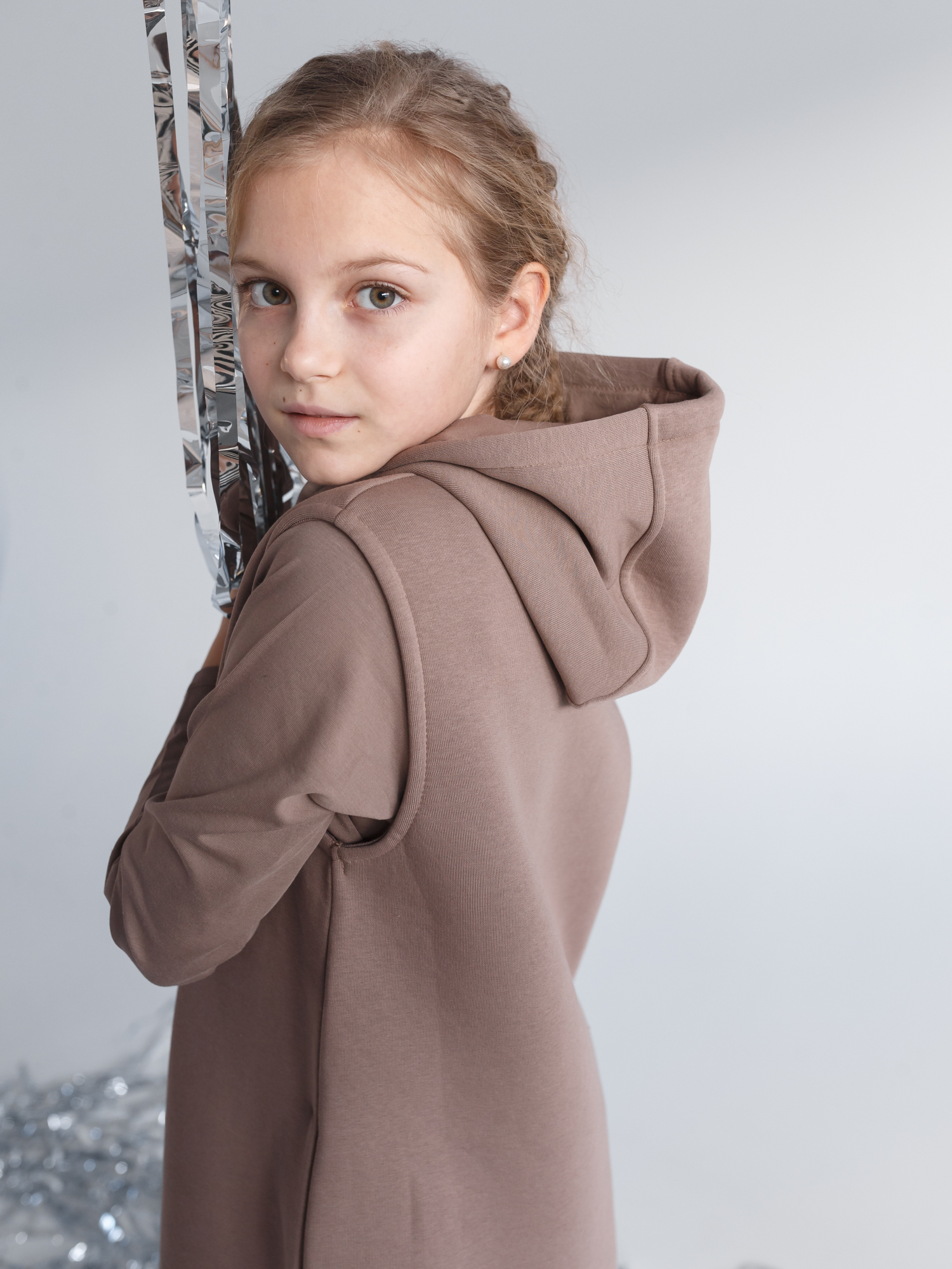 Платье-сарафан  (140/36, Мокко)