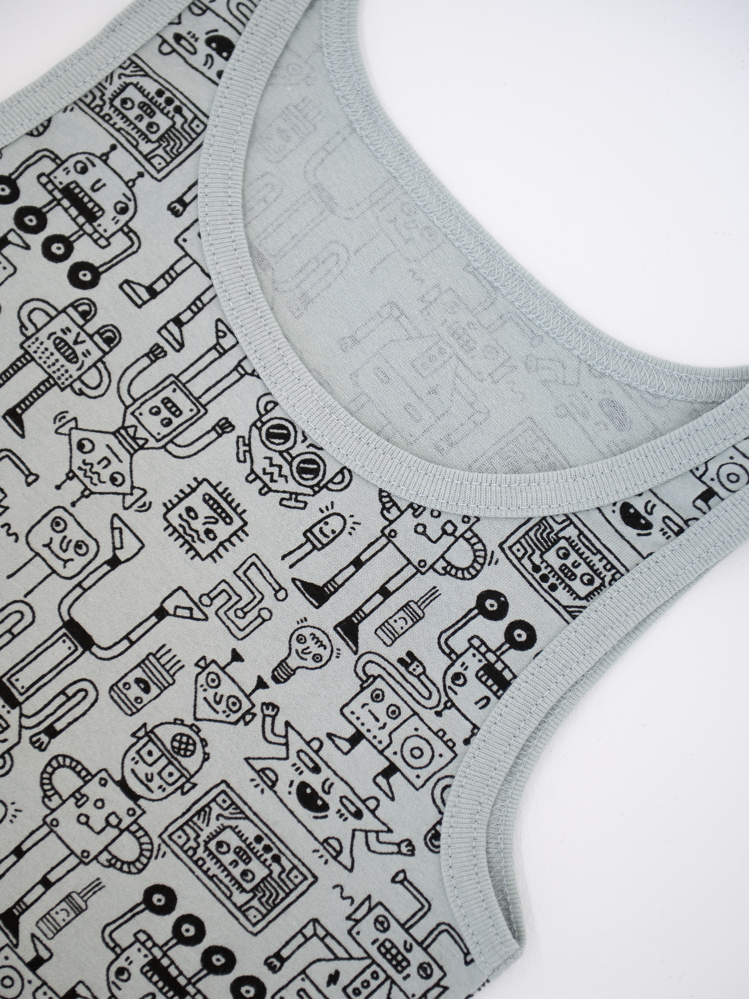 Майка для мальчика  (86/26, Роботы)