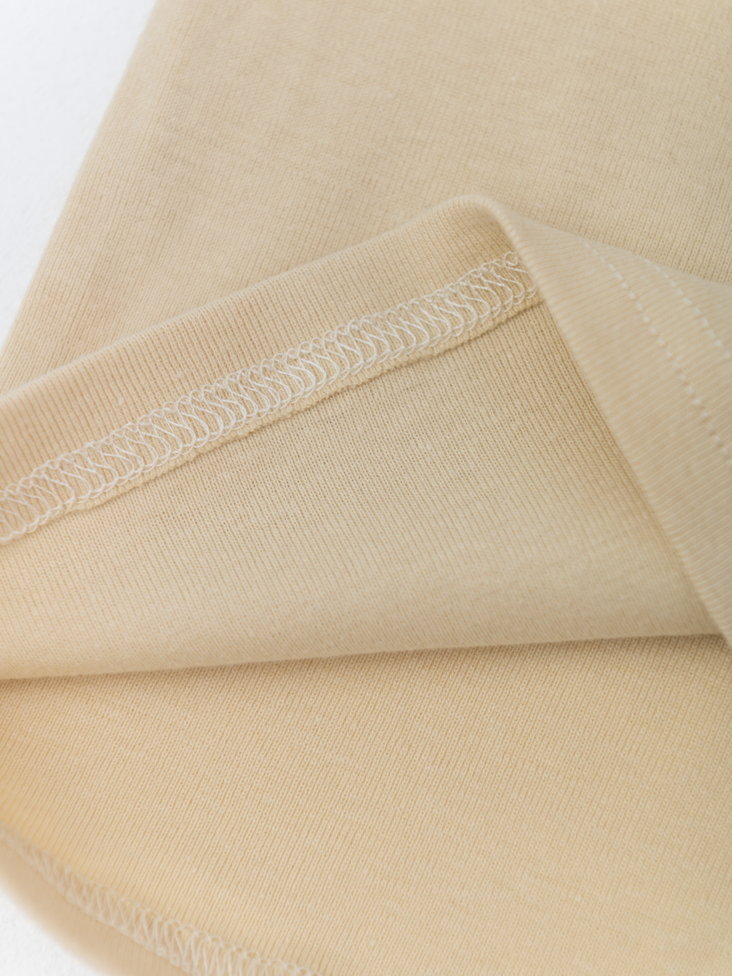 Майка для девочки из рибаны (116/32, Бежевый)