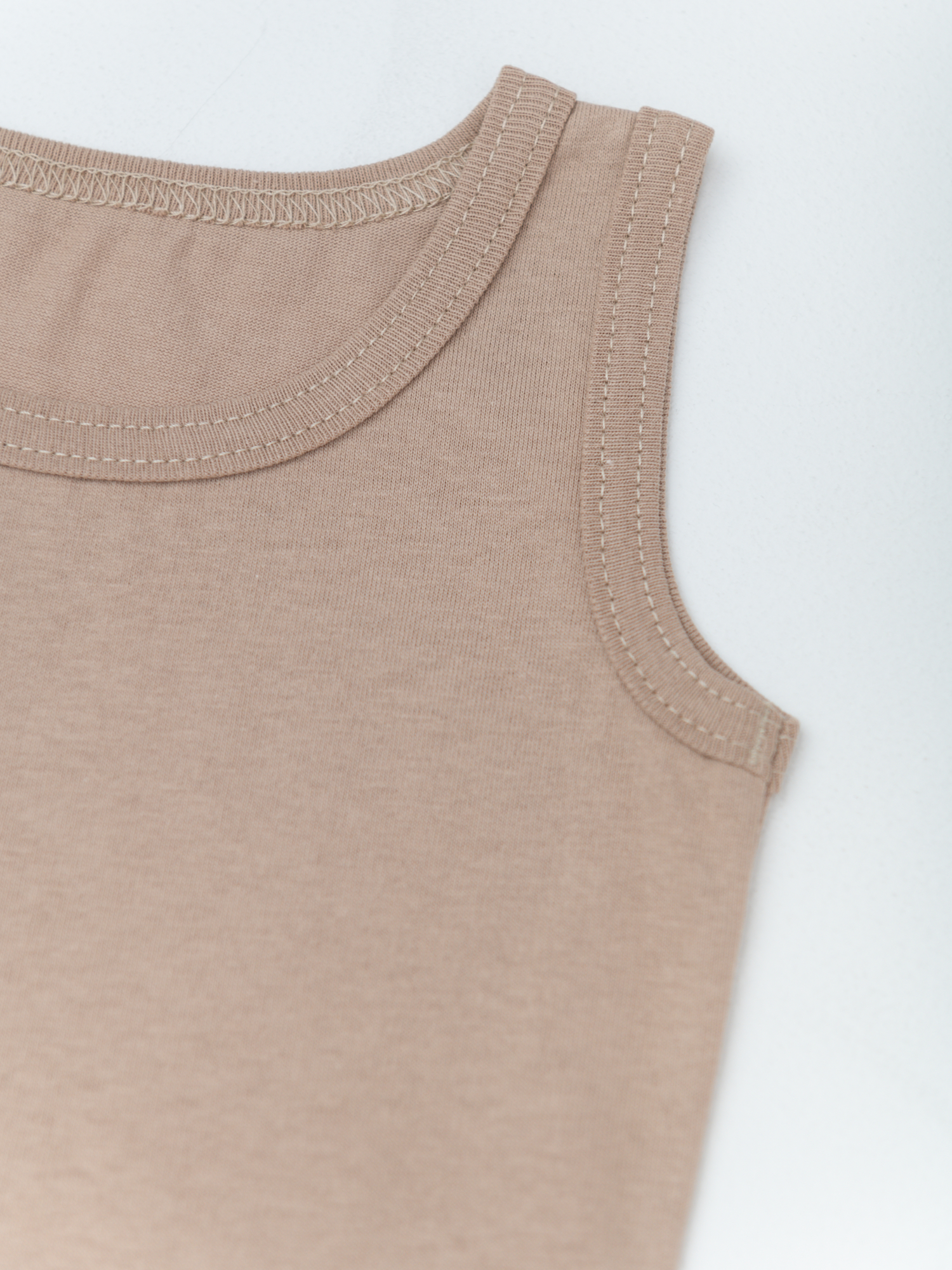 Майка для мальчика 4 шт. (98/28, беж/синий)