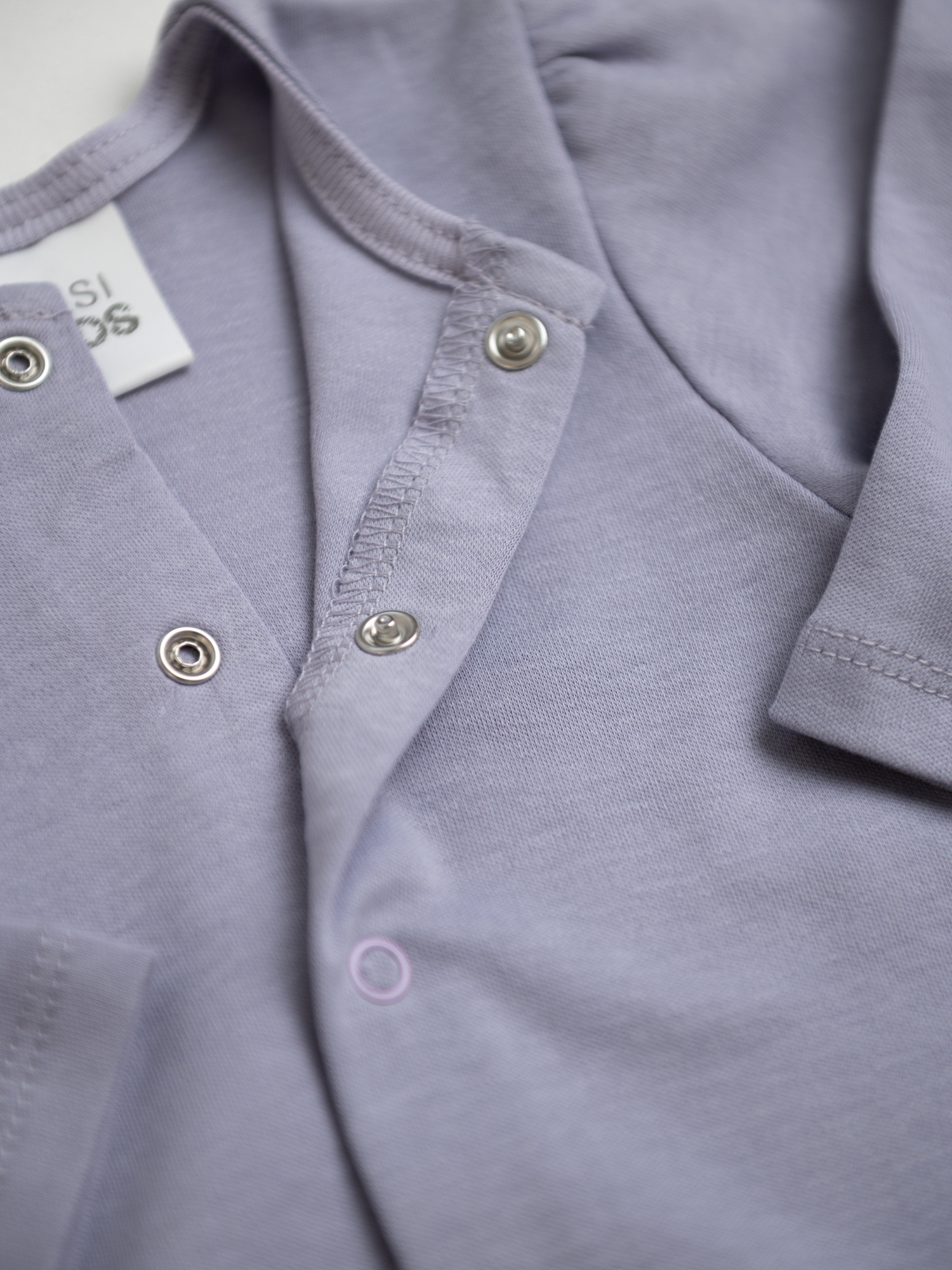 Кофточка на кнопках из трикотажного интерлока (92/28, Лиловый)