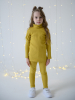 Костюм водолазка и легинсы (104/30, желтый)
