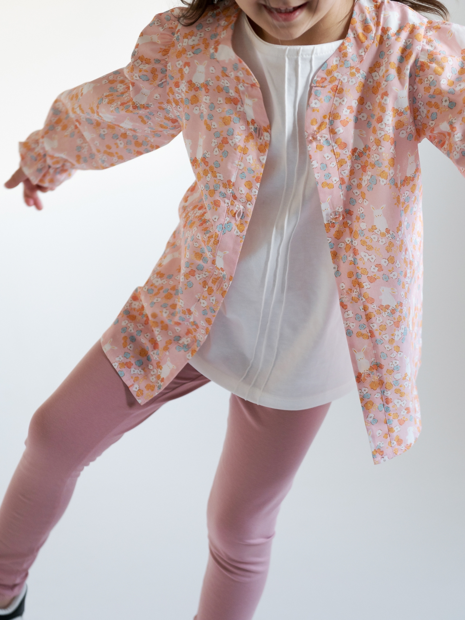 Рубашка для девочки  (104/30, Розовый)