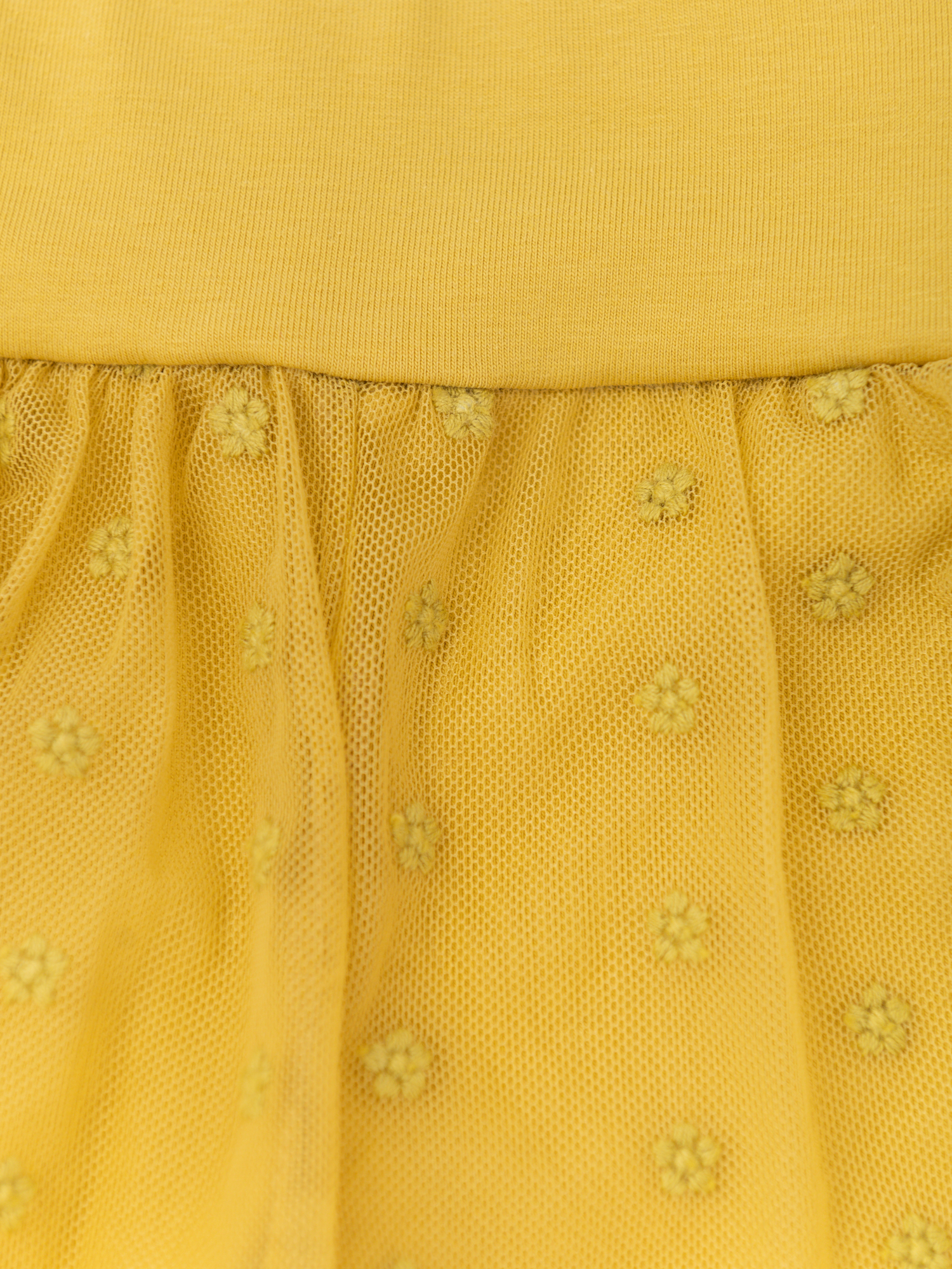 Легинсы для девочки цветы (желтый, 122/32)