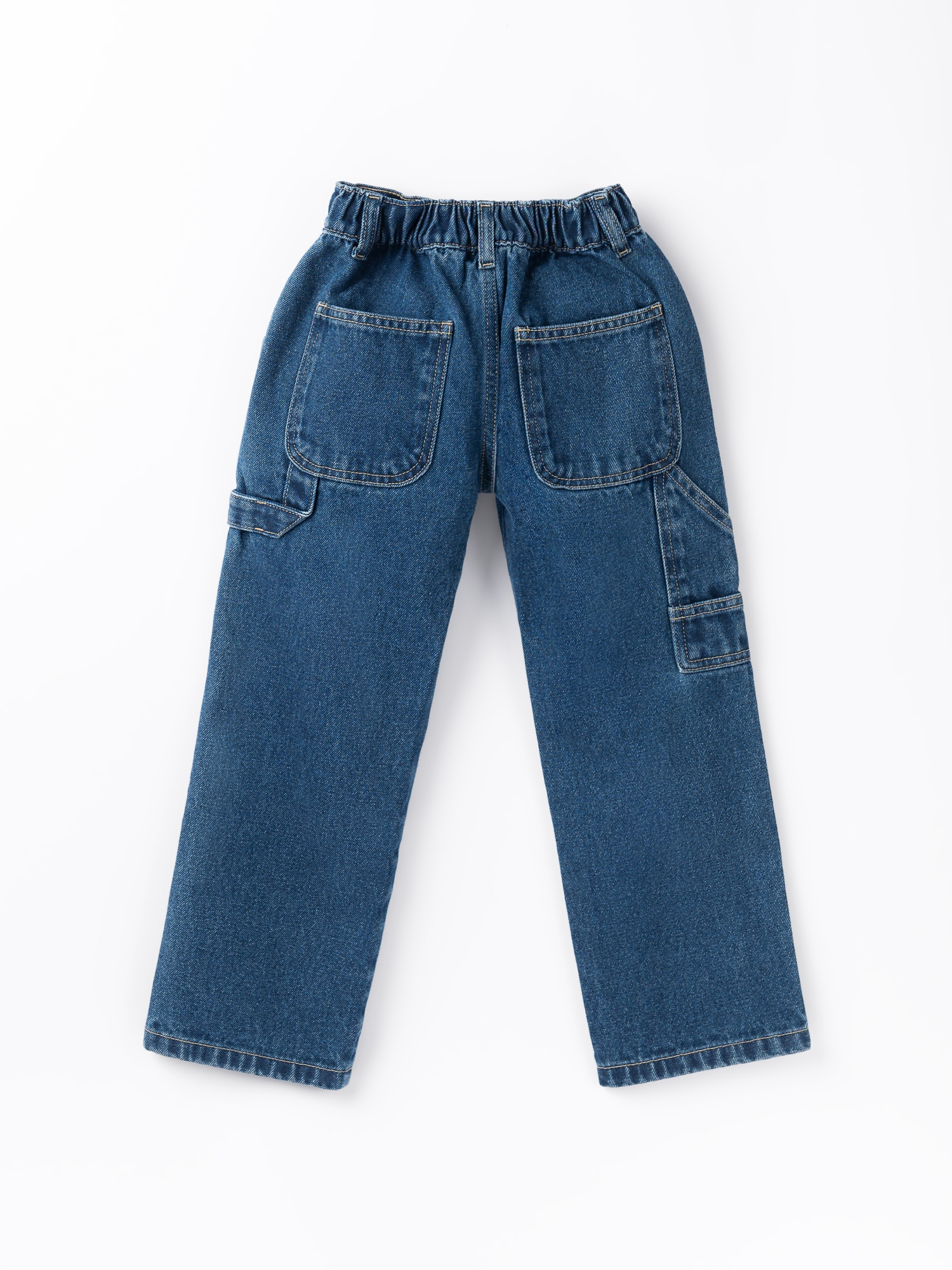 Брюки джинсовые (104/30, синий)