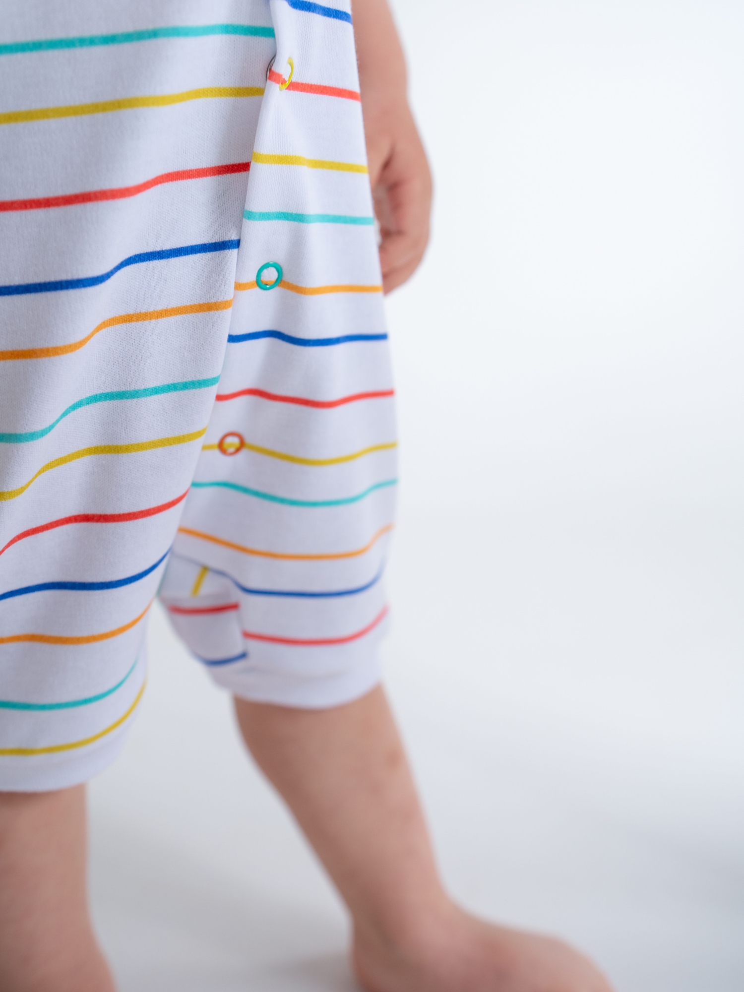 Песочник из хлопкового трикотажа (80/24, Белый)