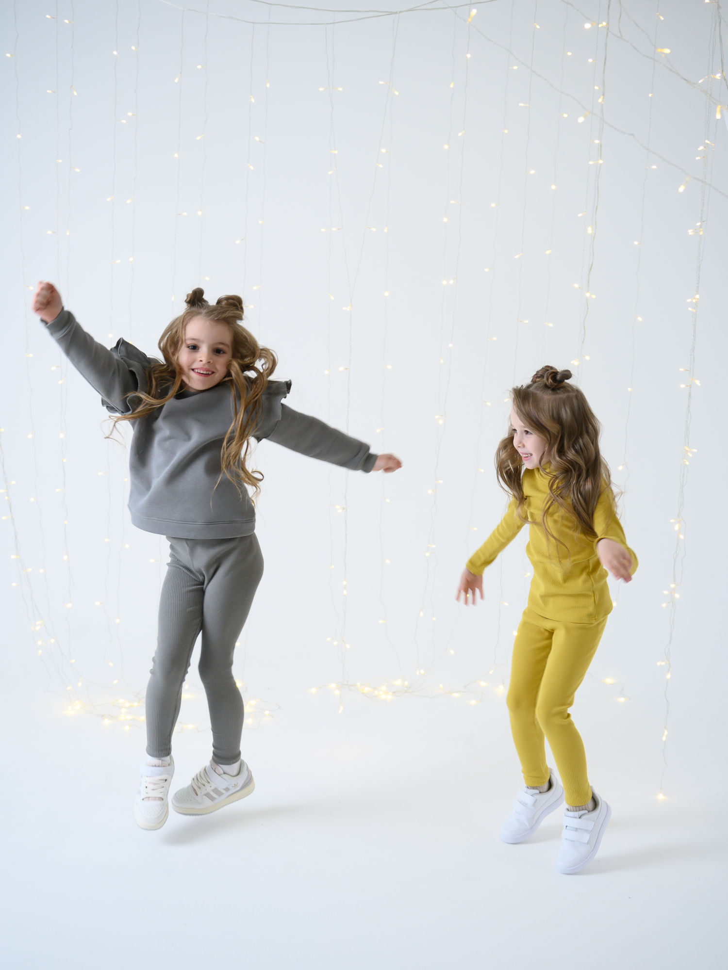 Костюм водолазка и легинсы (104/30, желтый)