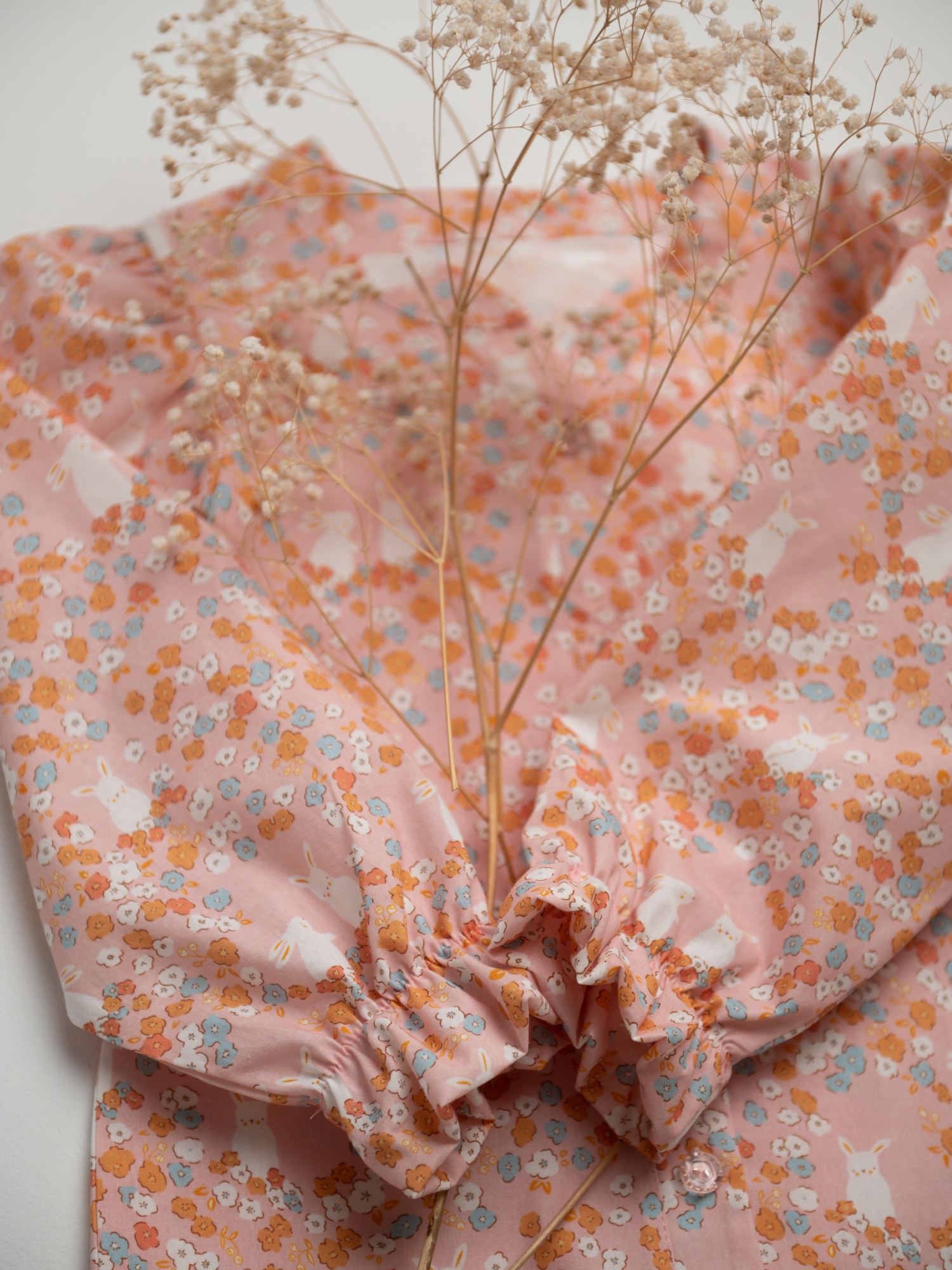 Рубашка для девочки  (104/30, Розовый)