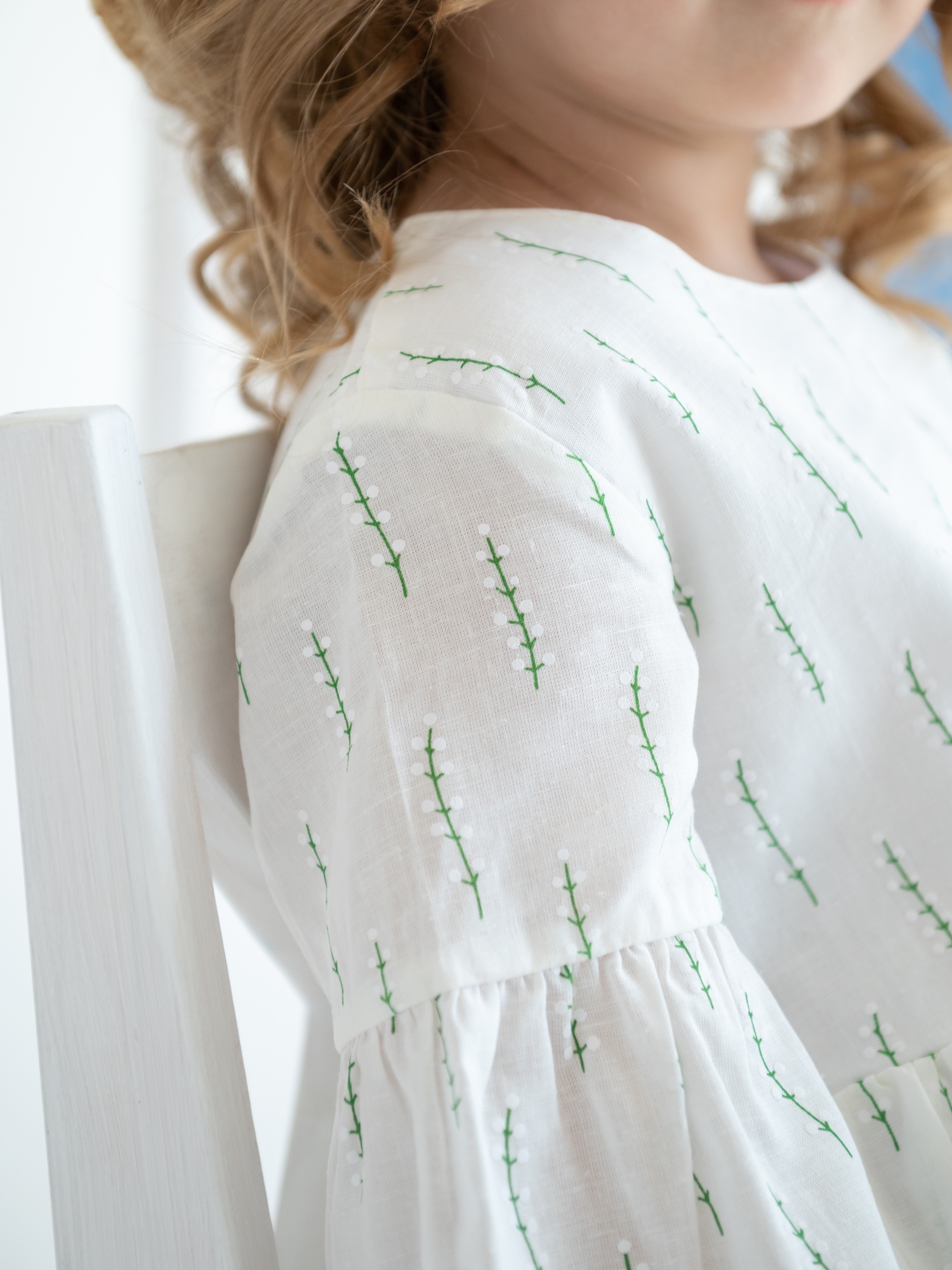 Платье для девочки  (98/28, Белый)