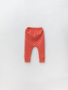 Ползунки леггинсы из хлопка (74/22, красный/полоса)