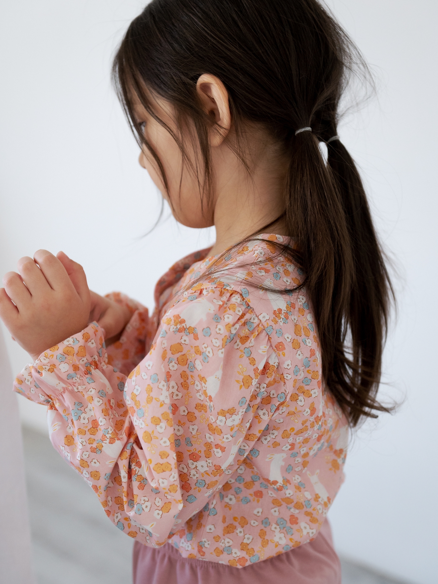 Рубашка для девочки  (104/30, Розовый)