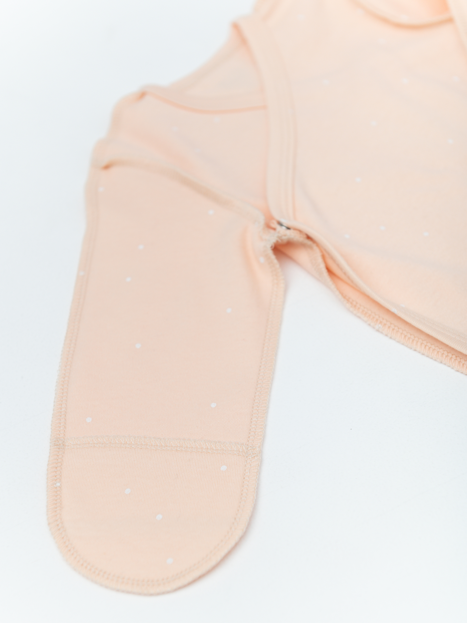 Комплект 2 предмета боди (68/22, бел/персик)