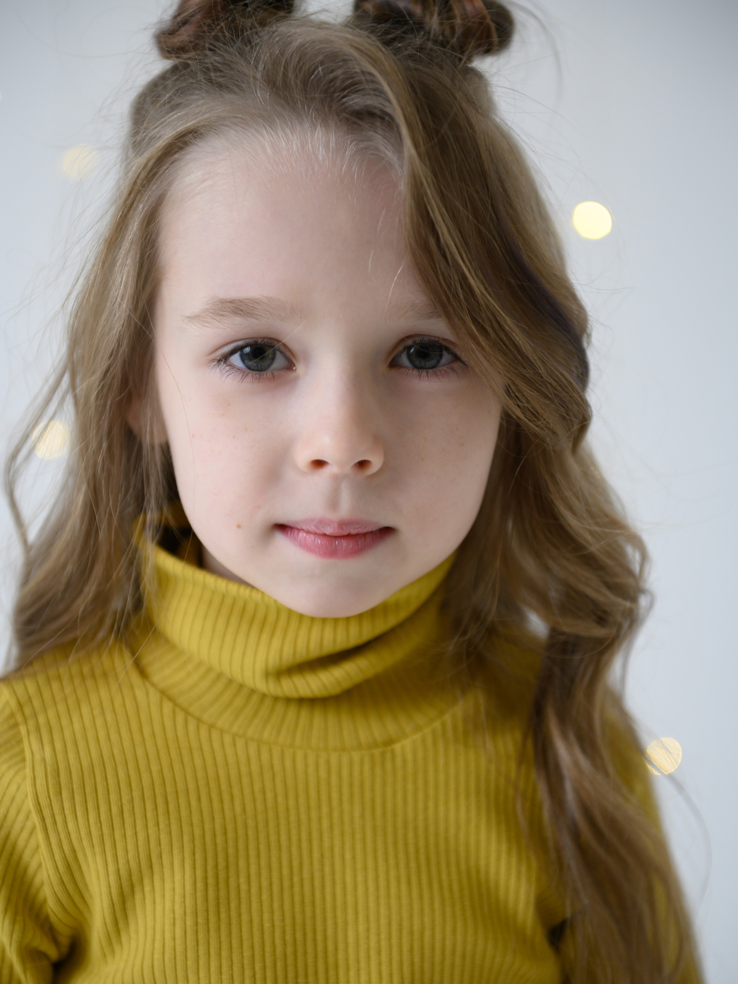 Костюм водолазка и легинсы (104/30, желтый)