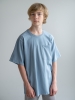 Футболка для мальчика оверсайз  (134/34, Голубой)